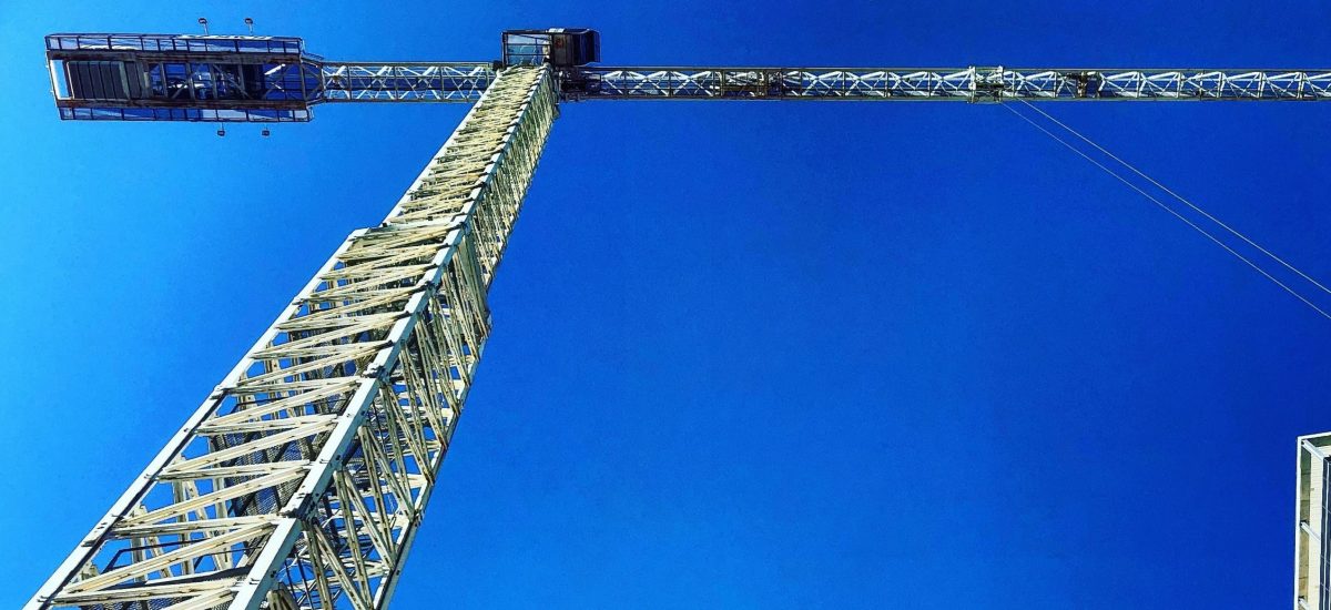 Construction crane in Perth